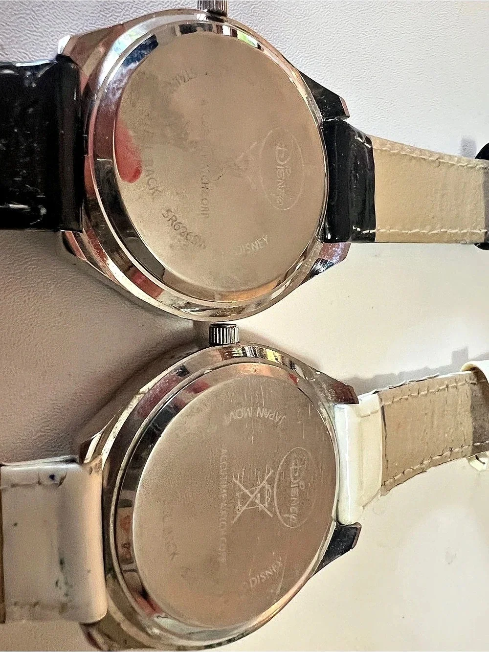 Disney Minnie Mouse and Mickey Mouse watches Rhinestone Black & White